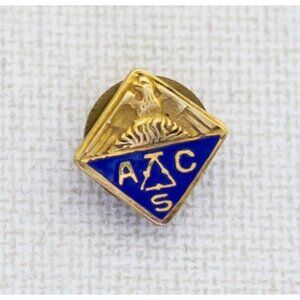 Vintage ACS Eagle Gold Filled Pin - A16
